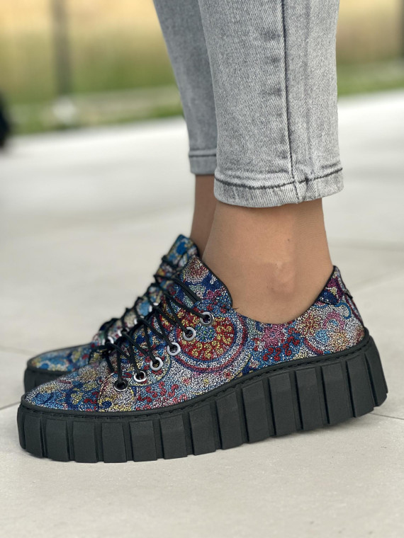 Trampki damskie skórzane OLEKSY polskiej produkcji