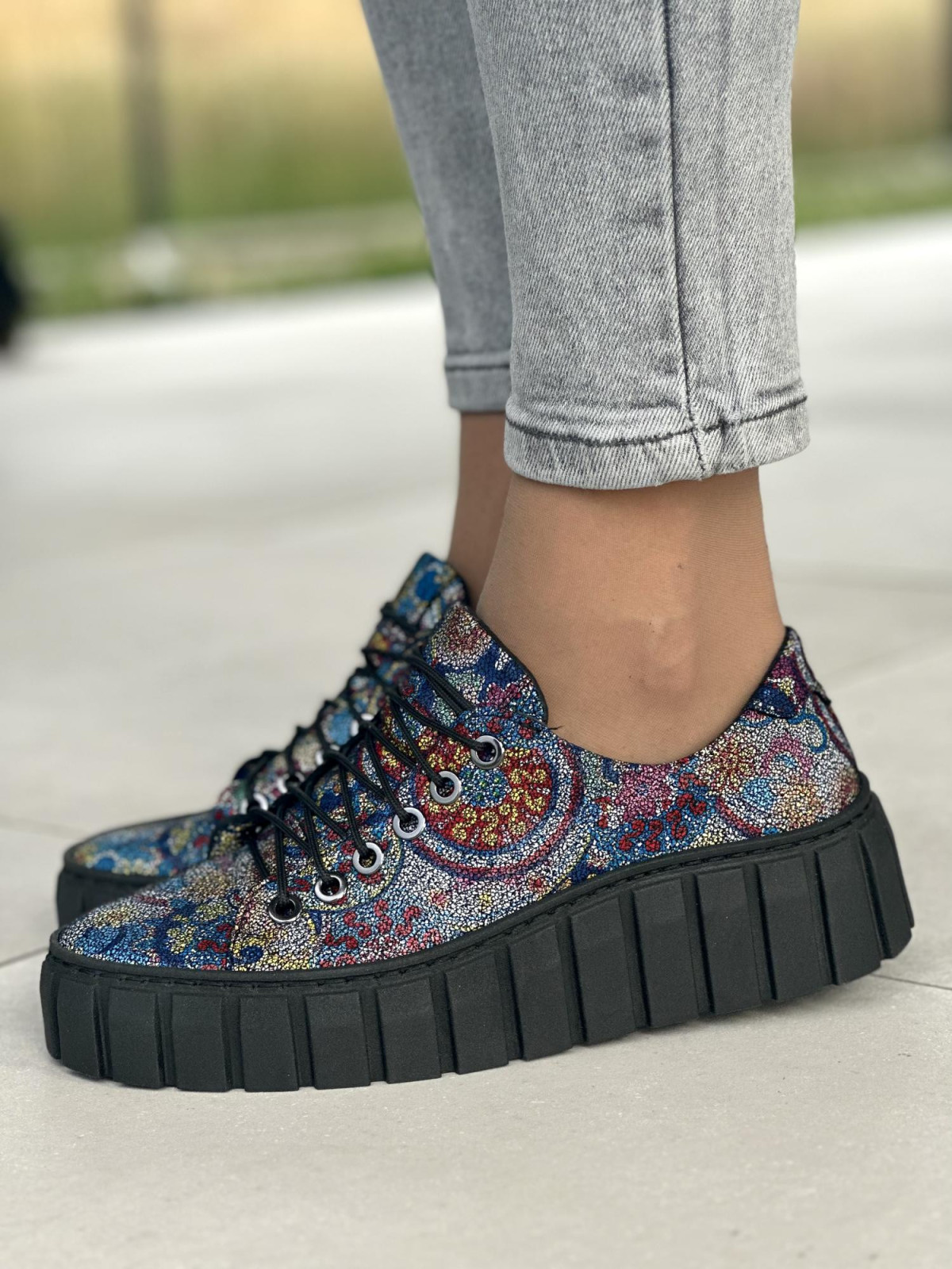 Trampki damskie skórzane OLEKSY polskiej produkcji