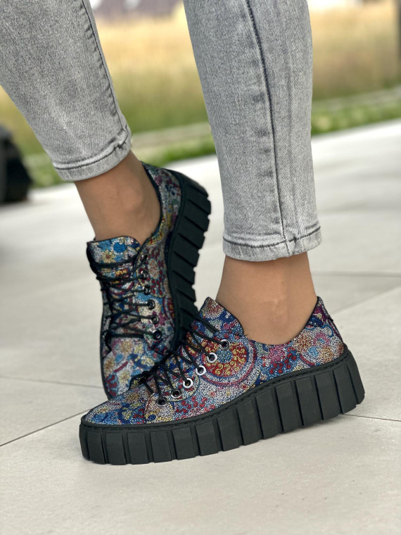 Trampki damskie skórzane OLEKSY polskiej produkcji