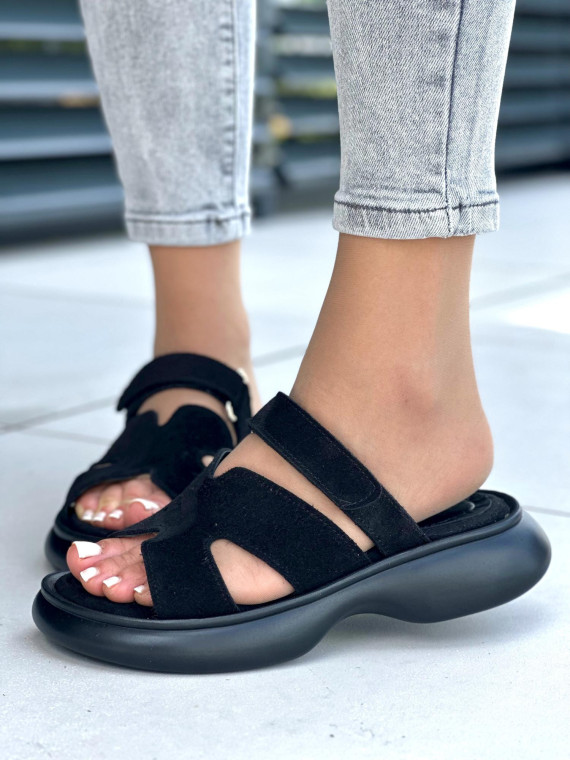 Klapki damskie ze skóry naturalnej OLEKSY polskiej produkcji