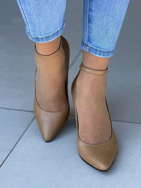 Eleganckie skórzane czółenka damskie OLEKSY Polskiej produkcji