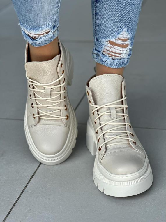 Stylowe i funkcjonalne trapery damskie skórzane OLEKSY Polskiej produkcji