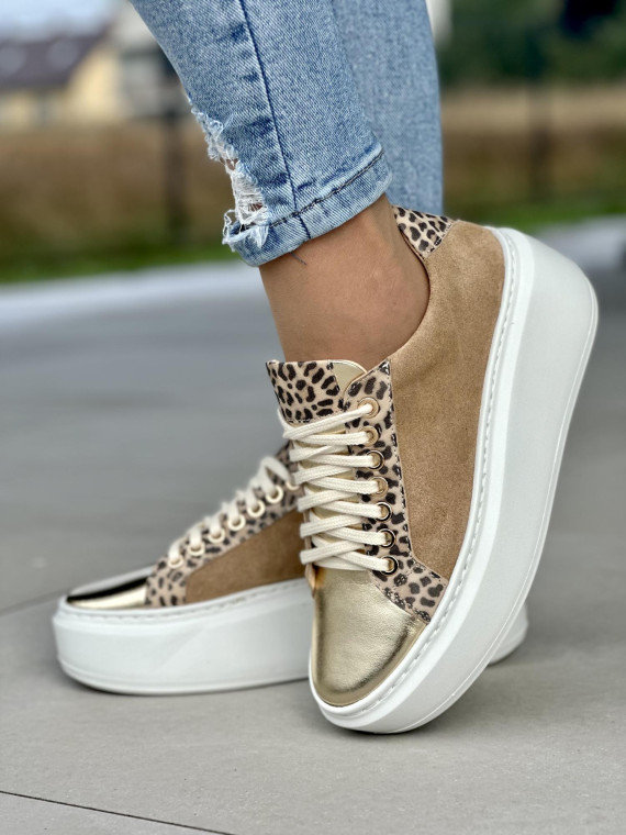 Oryginalne skórzane sneakersy od polskiej marki OLEKSY