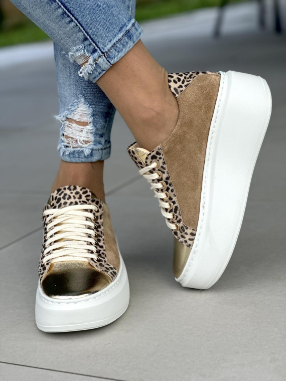 Oryginalne skórzane sneakersy od polskiej marki OLEKSY