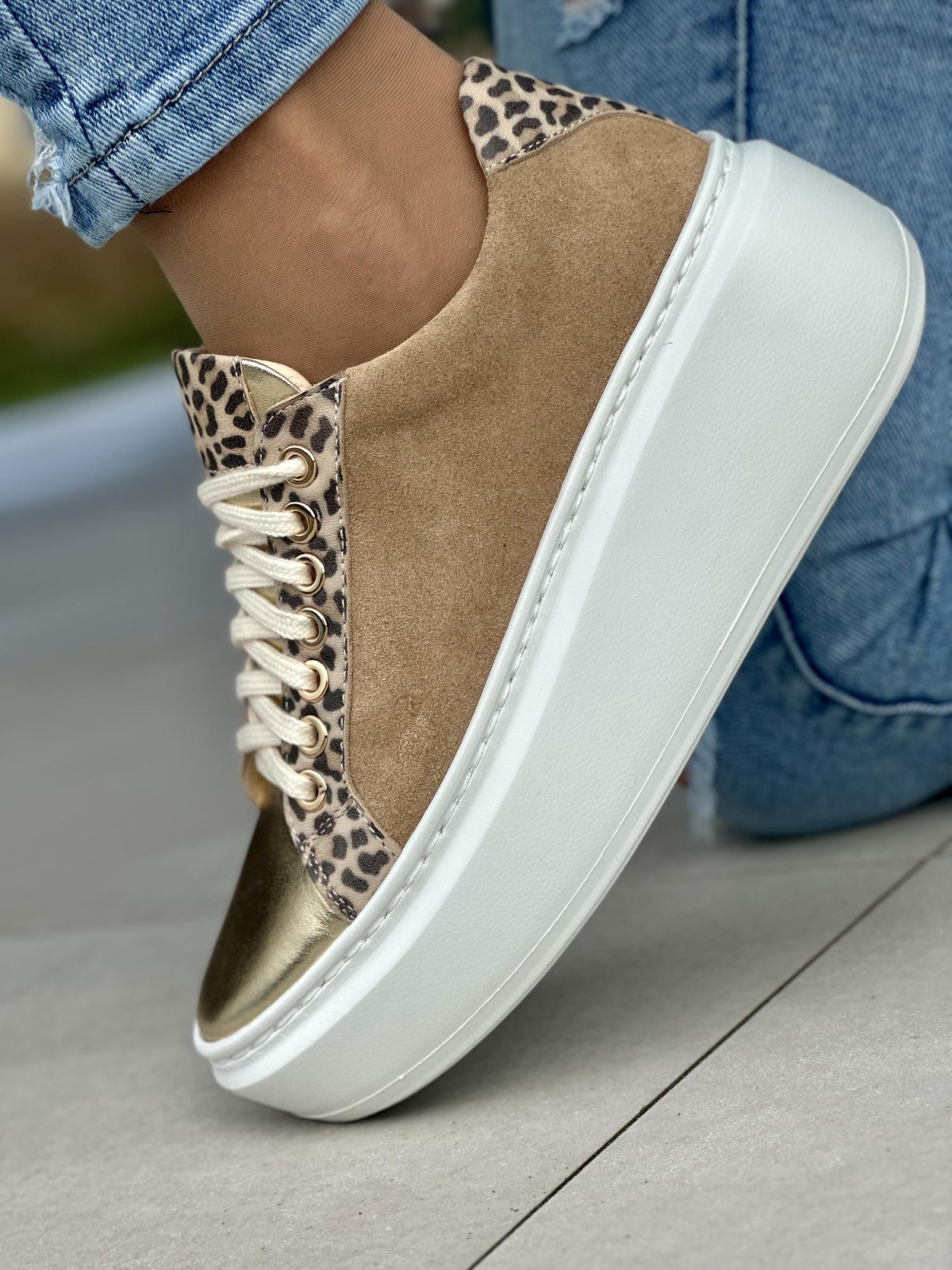 Oryginalne skórzane sneakersy od polskiej marki OLEKSY