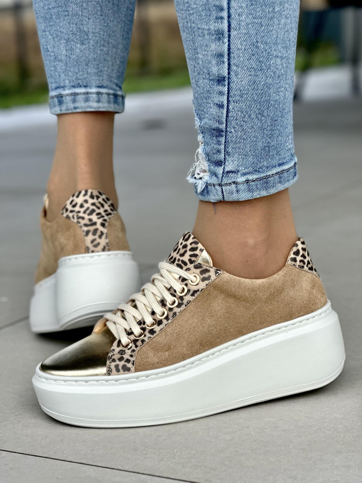 Oryginalne skórzane sneakersy od polskiej marki OLEKSY