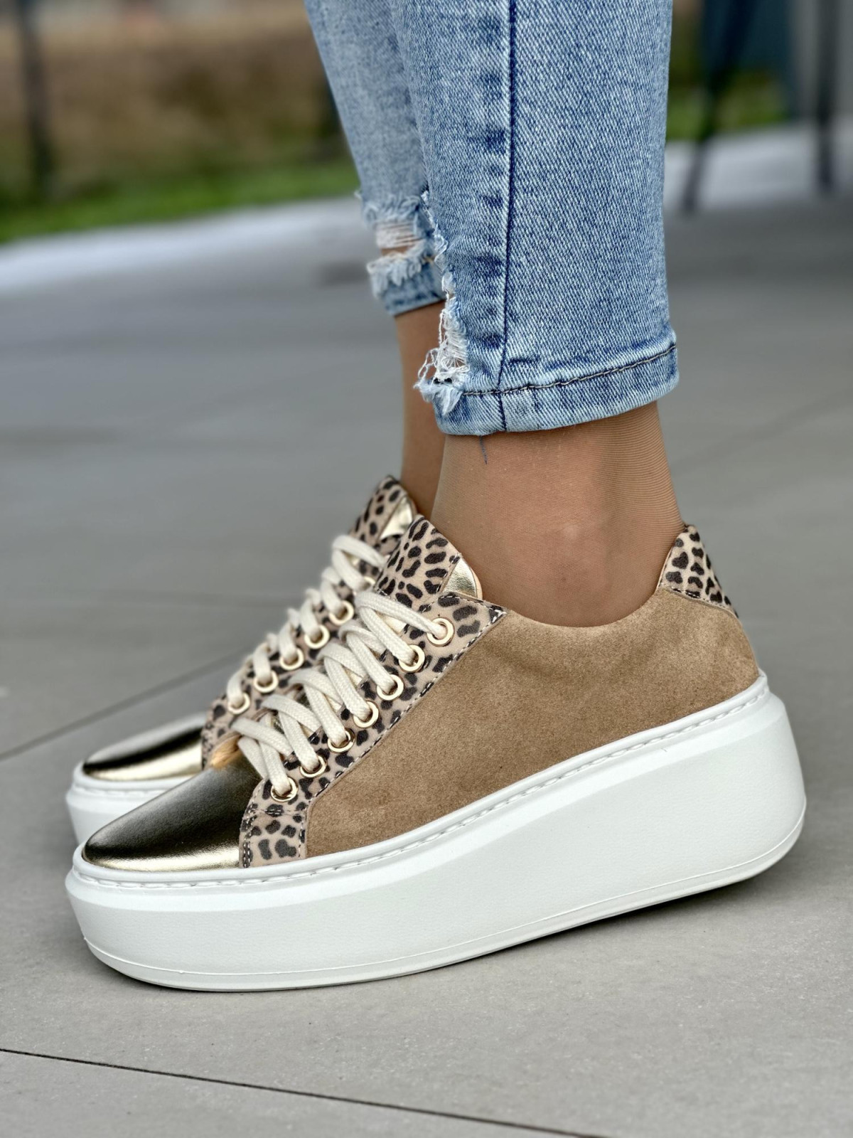 Oryginalne skórzane sneakersy od polskiej marki OLEKSY