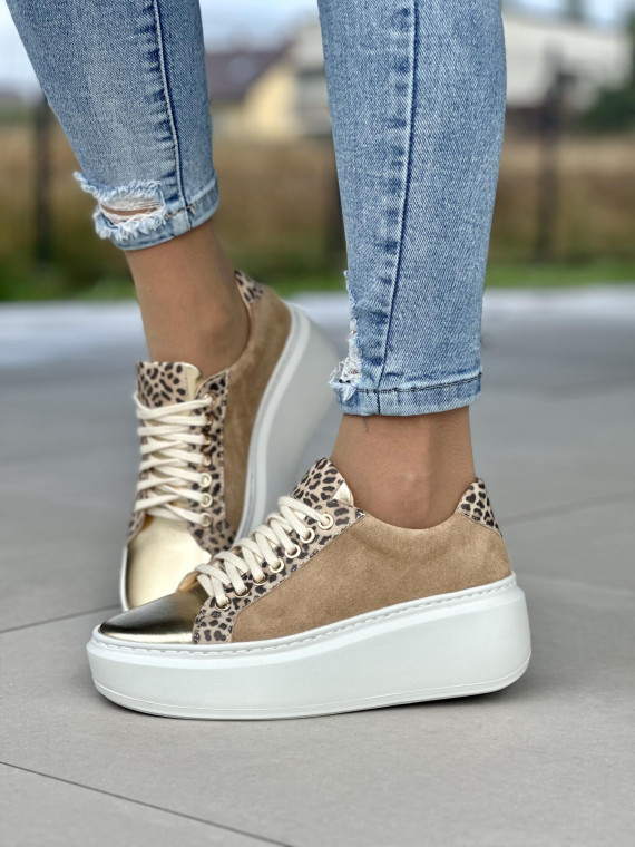 Oryginalne skórzane sneakersy od polskiej marki OLEKSY