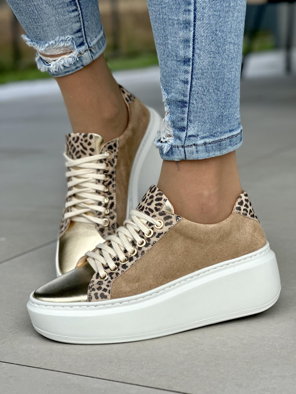 Oryginalne skórzane sneakersy od polskiej marki OLEKSY