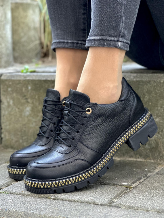 Półbuty damskie OLEKSY ze skóry naturalnej Polskiej produkcji