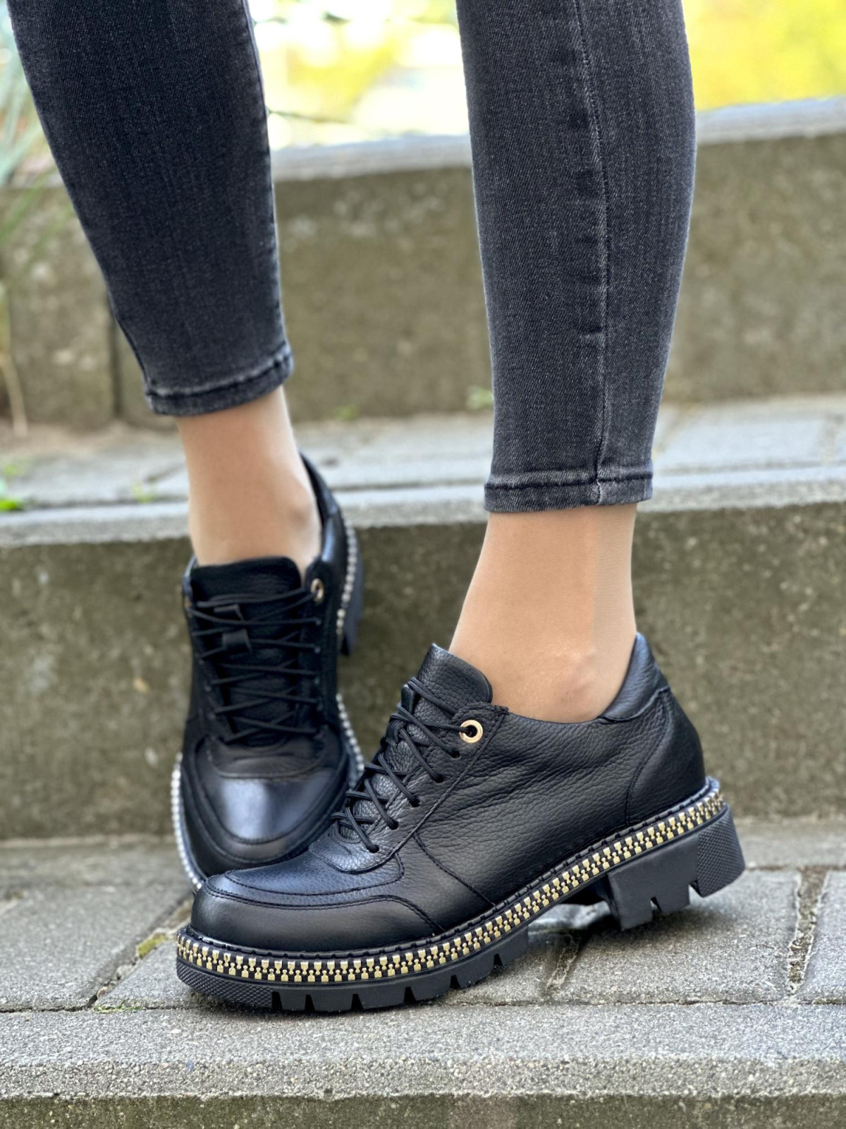 Półbuty damskie OLEKSY ze skóry naturalnej Polskiej produkcji