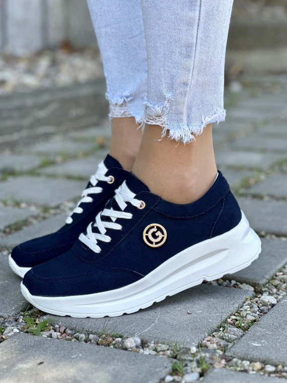 Sneakersy ze Skóry Naturalnej