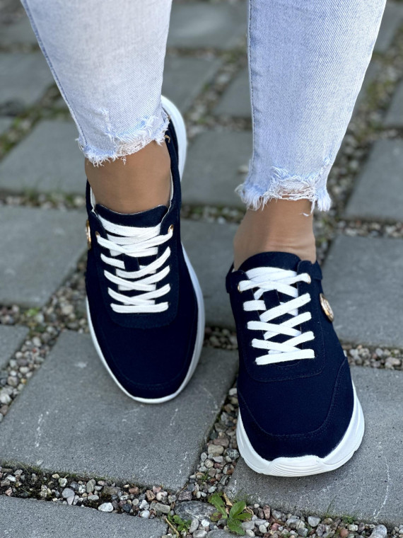 Sneakersy ze Skóry Naturalnej