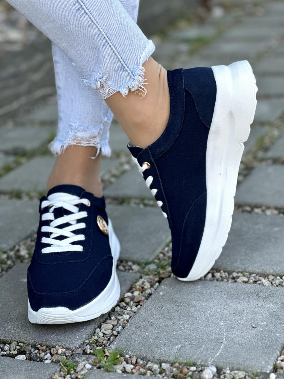 Sneakersy ze Skóry Naturalnej