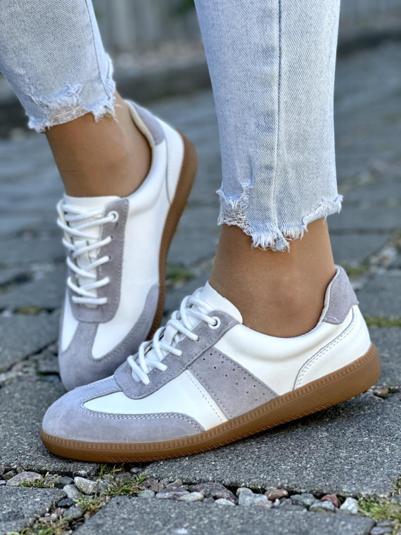 Nowoczesne trampki wykonane z najwyższej jakości naturalnej skóry