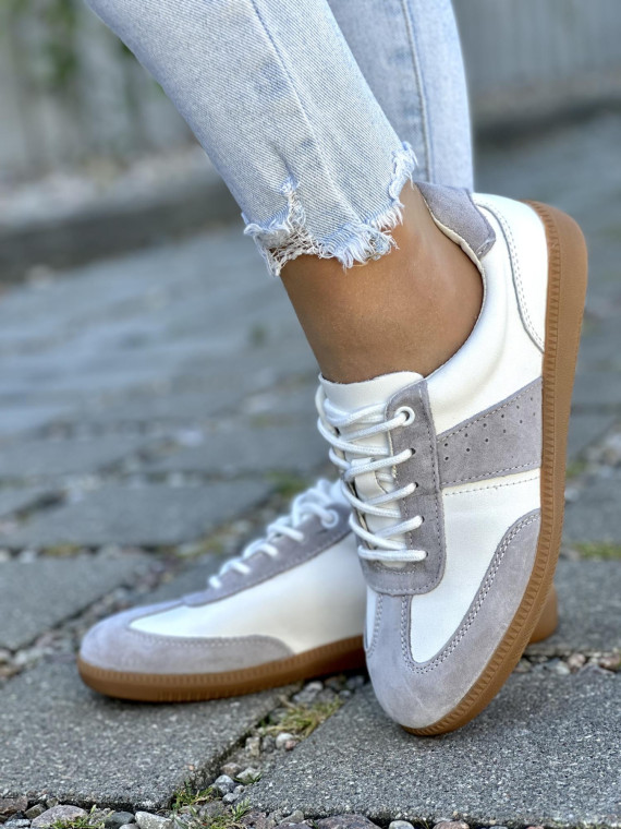 Nowoczesne trampki wykonane z najwyższej jakości naturalnej skóry