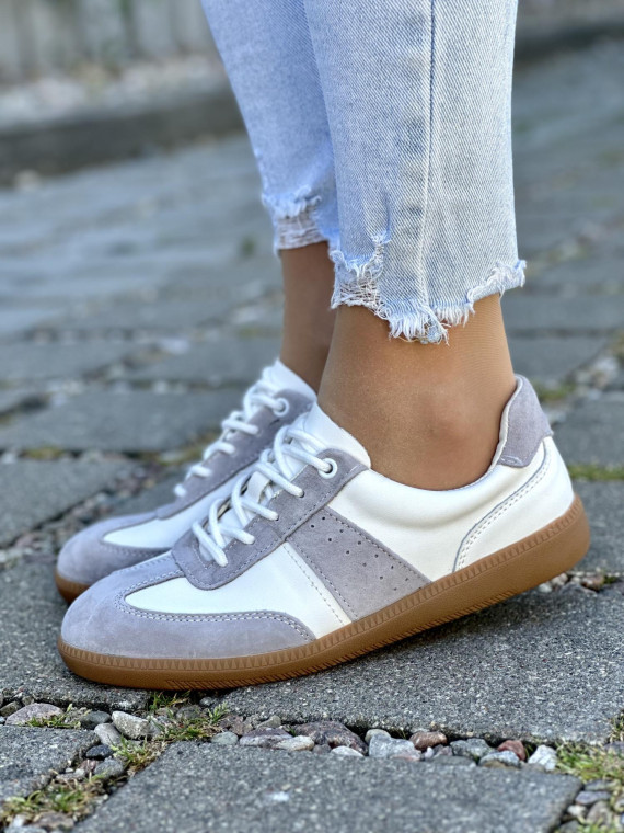 Nowoczesne trampki wykonane z najwyższej jakości naturalnej skóry