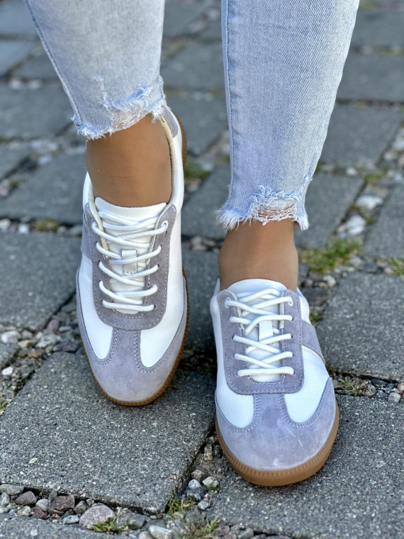 Nowoczesne trampki wykonane z najwyższej jakości naturalnej skóry