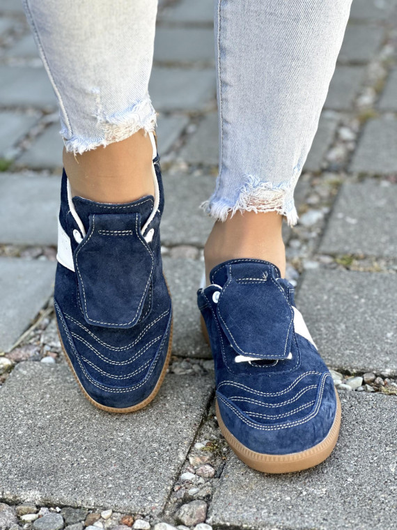 Stylowe Trampki ze Skóry Naturalnej