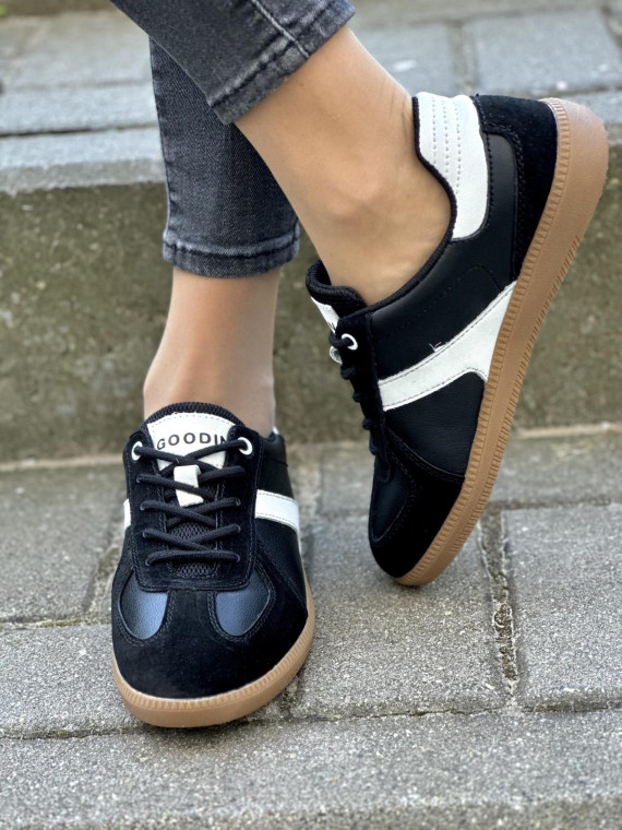 Stylowe trampki ze skóry naturalnej