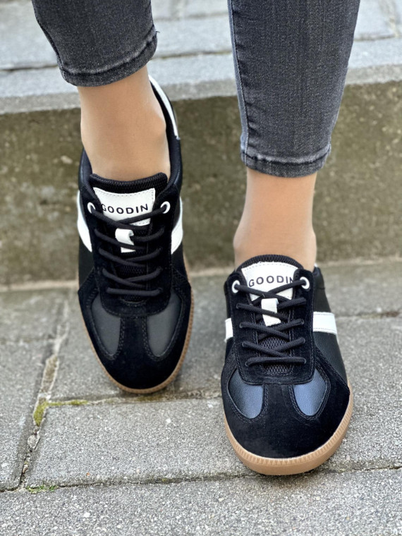 Stylowe trampki ze skóry naturalnej