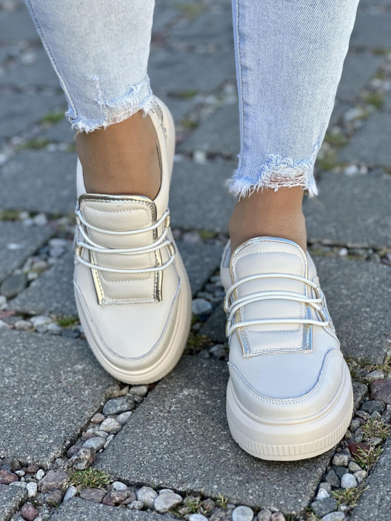 Nowoczesne sneakersy wykonane z najwyższej jakości naturalnej skóry