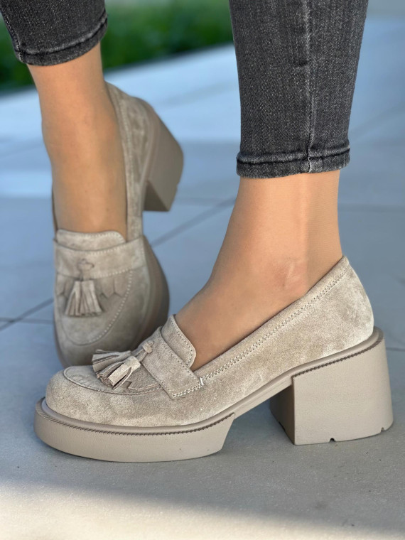 Eleganckie skórzane mokasyny Oleksy Polskiej produkcji