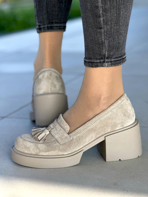 Eleganckie skórzane mokasyny Oleksy Polskiej produkcji