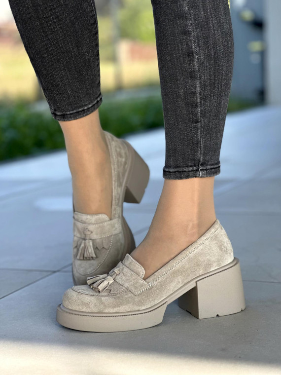 Eleganckie skórzane mokasyny Oleksy Polskiej produkcji