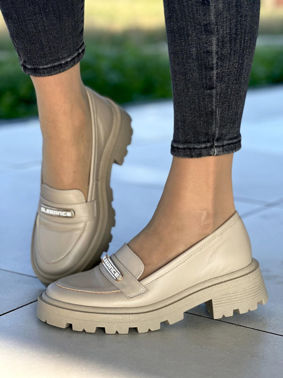 Eleganckie skórzane mokasyny damskie OLEKSY wyprodukowane w Polsce