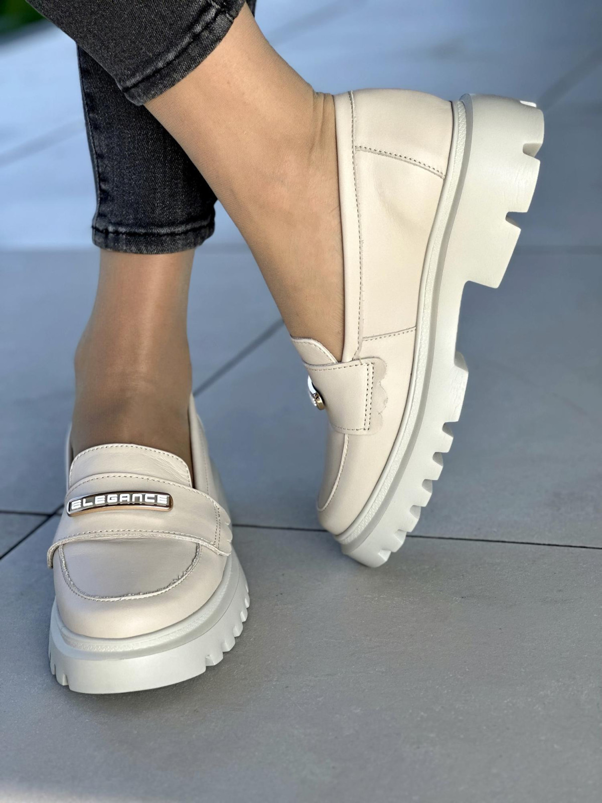 Eleganckie skórzane mokasyny damskie OLEKSY Polskiej produkcji