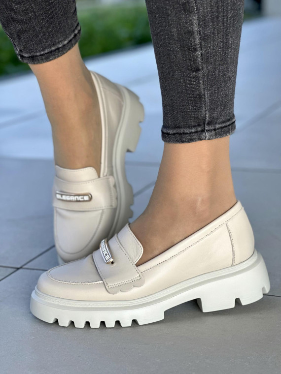 Eleganckie skórzane mokasyny damskie OLEKSY Polskiej produkcji