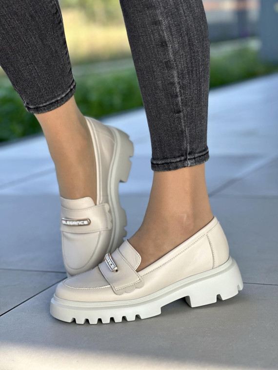 Eleganckie skórzane mokasyny damskie OLEKSY Polskiej produkcji