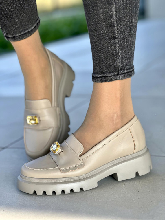 Stylowe mokasyny ze skóry naturalnej OLEKSY Polskiej produkcji