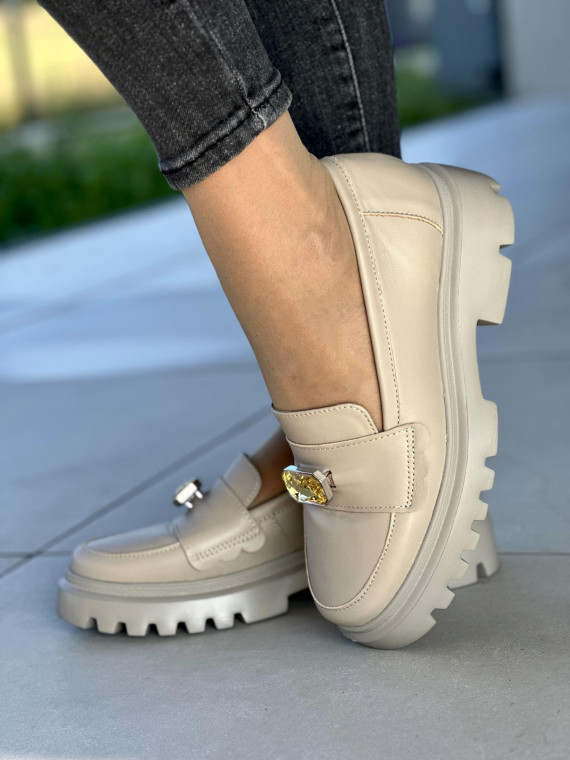 Stylowe mokasyny ze skóry naturalnej OLEKSY Polskiej produkcji