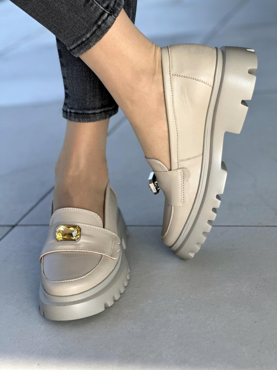 Stylowe mokasyny ze skóry naturalnej OLEKSY Polskiej produkcji