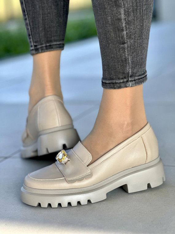 Stylowe mokasyny ze skóry naturalnej OLEKSY Polskiej produkcji