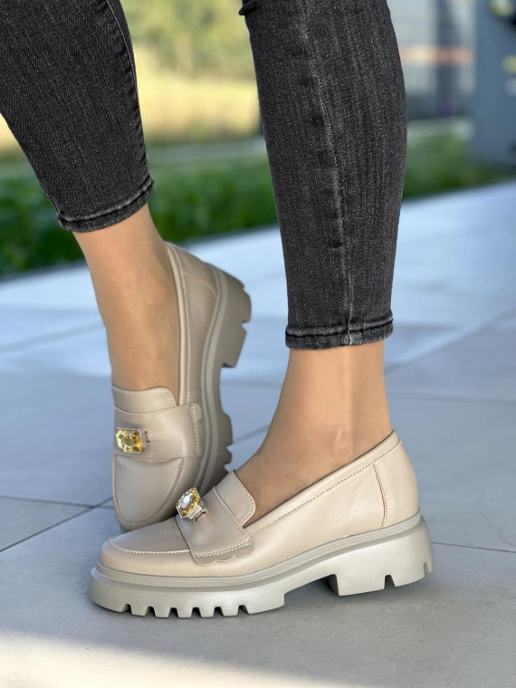 Stylowe mokasyny ze skóry naturalnej OLEKSY Polskiej produkcji