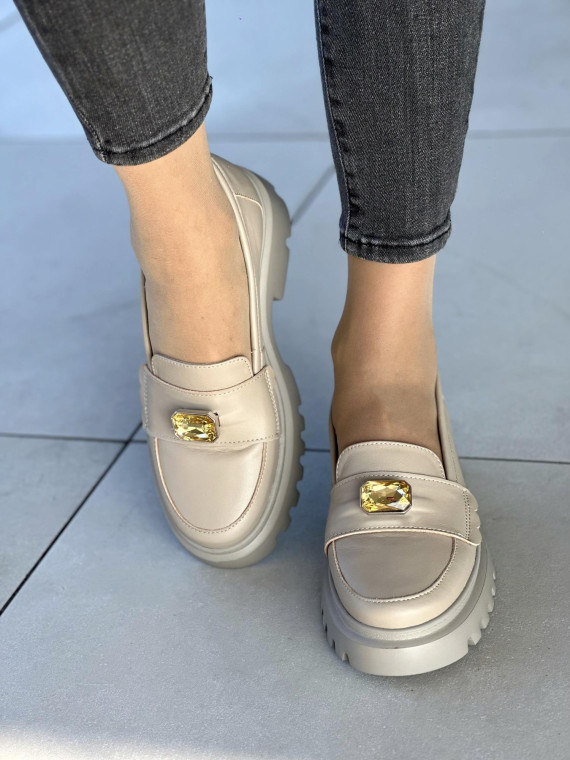 Stylowe mokasyny ze skóry naturalnej OLEKSY Polskiej produkcji