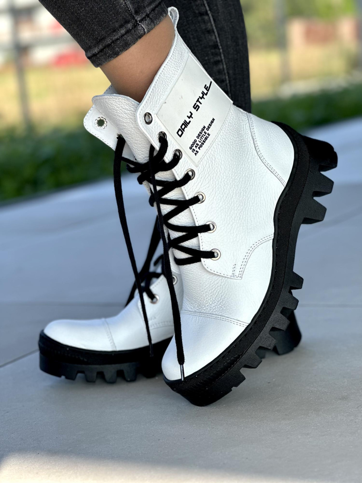 Wyjątkowe botki OLEKSY Polskiej produkcji ze skóry naturalnej