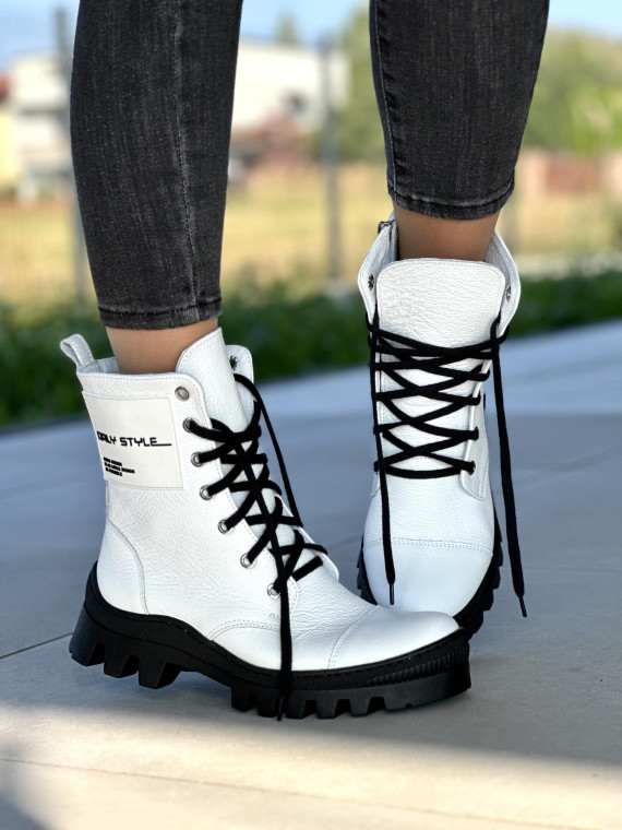 Wyjątkowe botki OLEKSY Polskiej produkcji ze skóry naturalnej