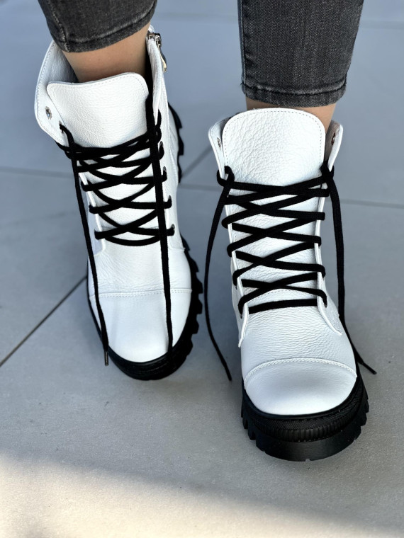 Wyjątkowe botki OLEKSY Polskiej produkcji ze skóry naturalnej