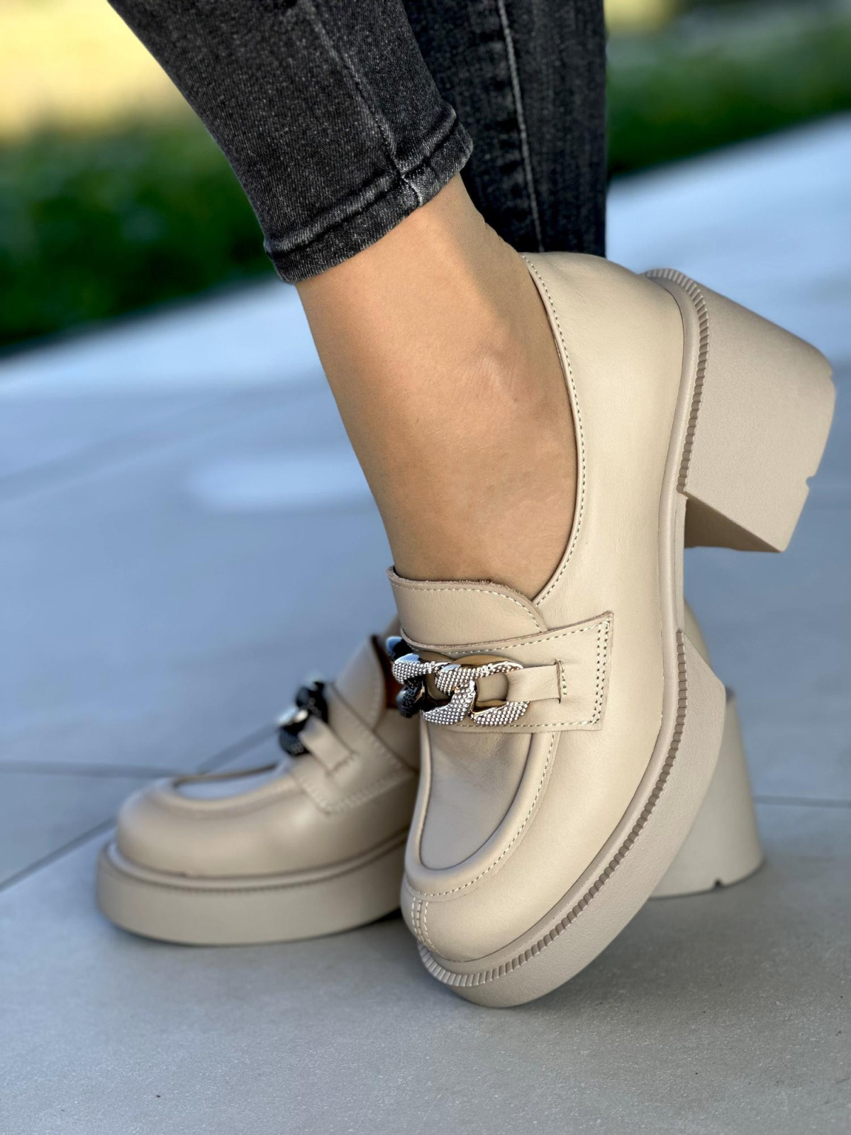 Damskie mokasyny skórzane OLEKSY Polskiej produkcji