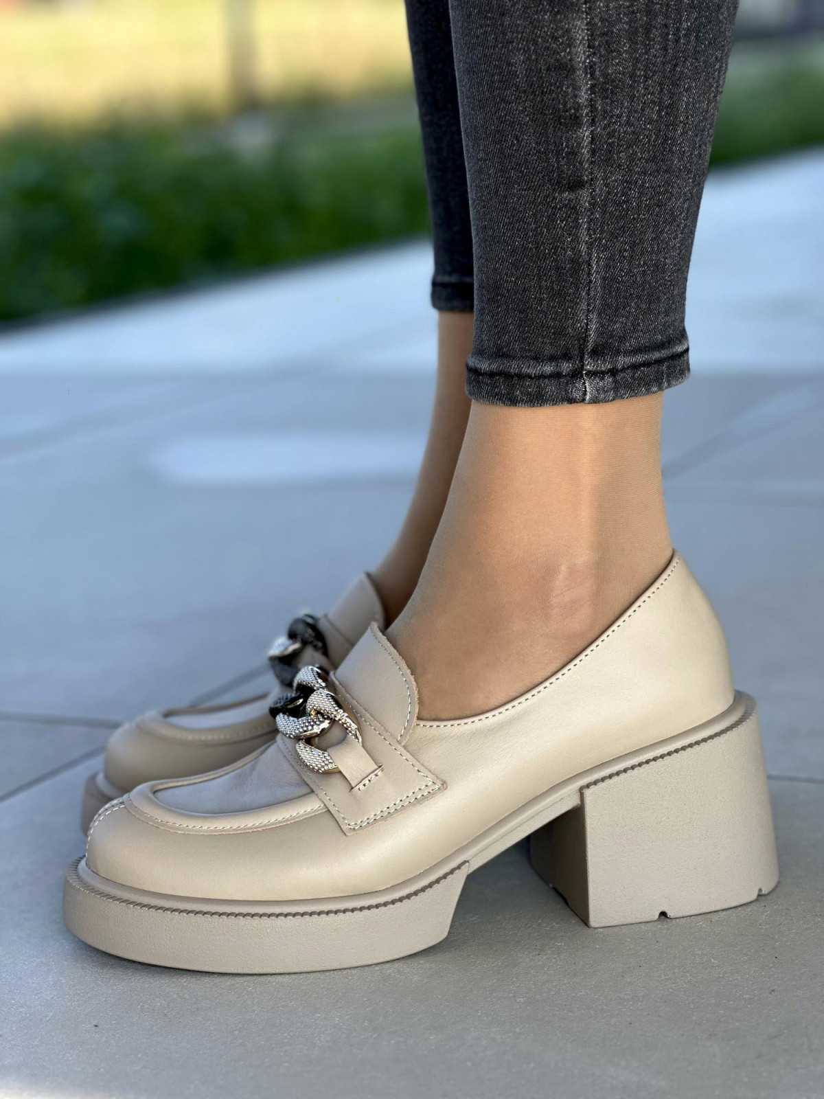 Damskie mokasyny skórzane OLEKSY Polskiej produkcji