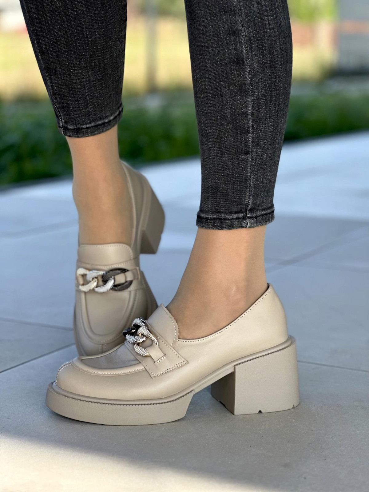 Damskie mokasyny skórzane OLEKSY Polskiej produkcji