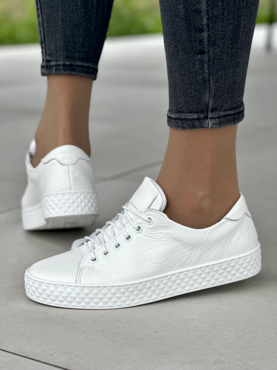 Damskie trampki skórzane OLEKSY polskiej produkcji