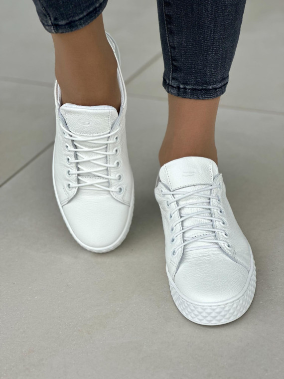 Damskie trampki skórzane OLEKSY polskiej produkcji