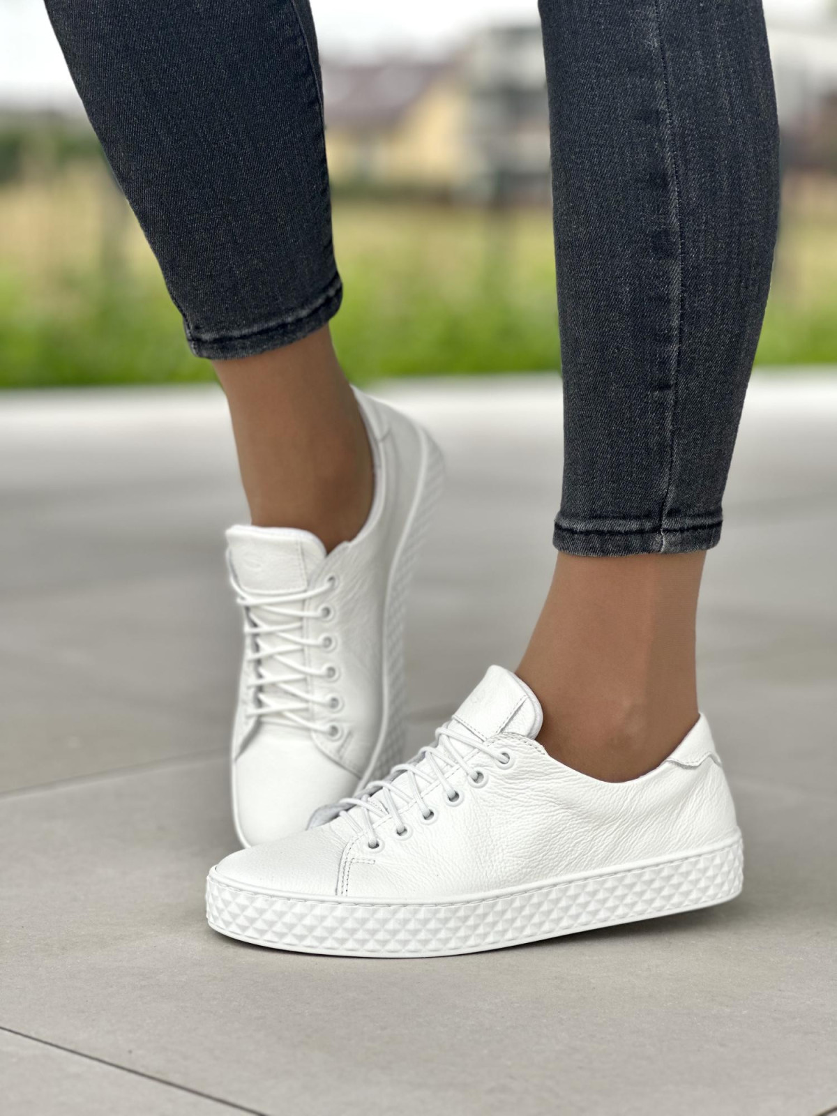 Damskie trampki skórzane OLEKSY polskiej produkcji