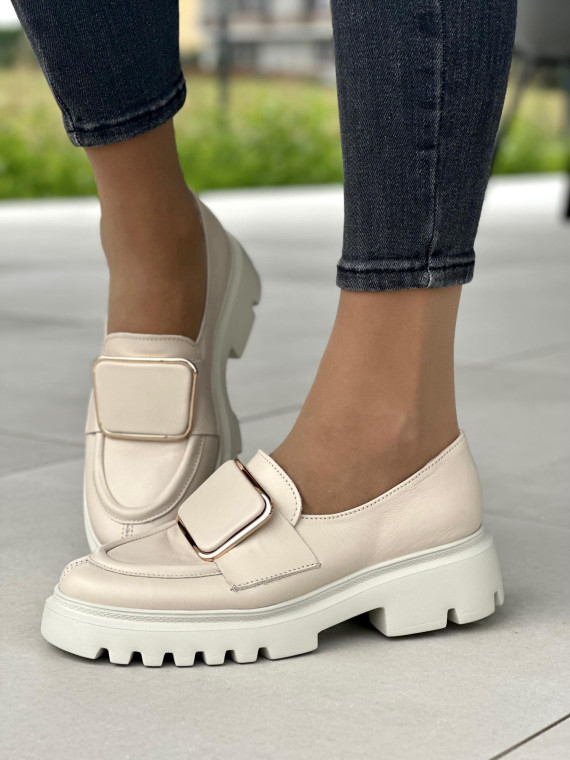 Damskie mokasyny skórzane OLEKSY Polskiej produkcji