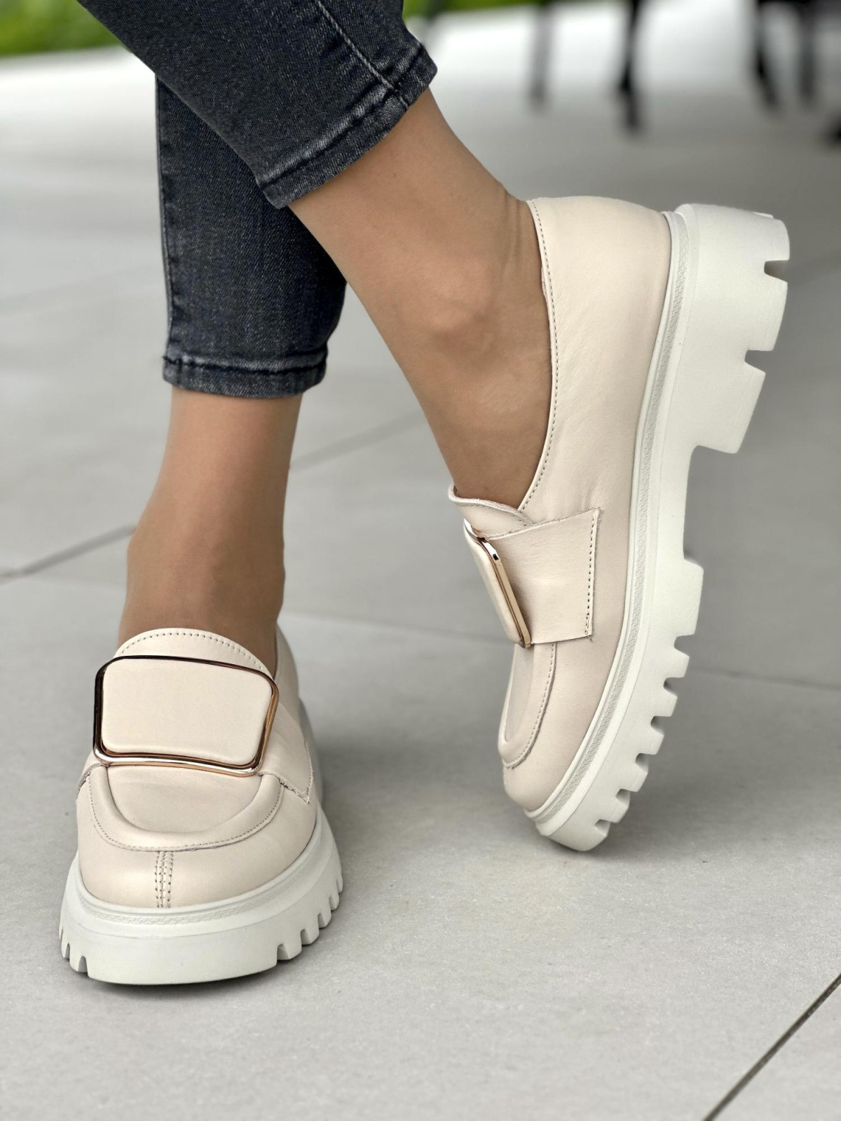 Damskie mokasyny skórzane OLEKSY Polskiej produkcji